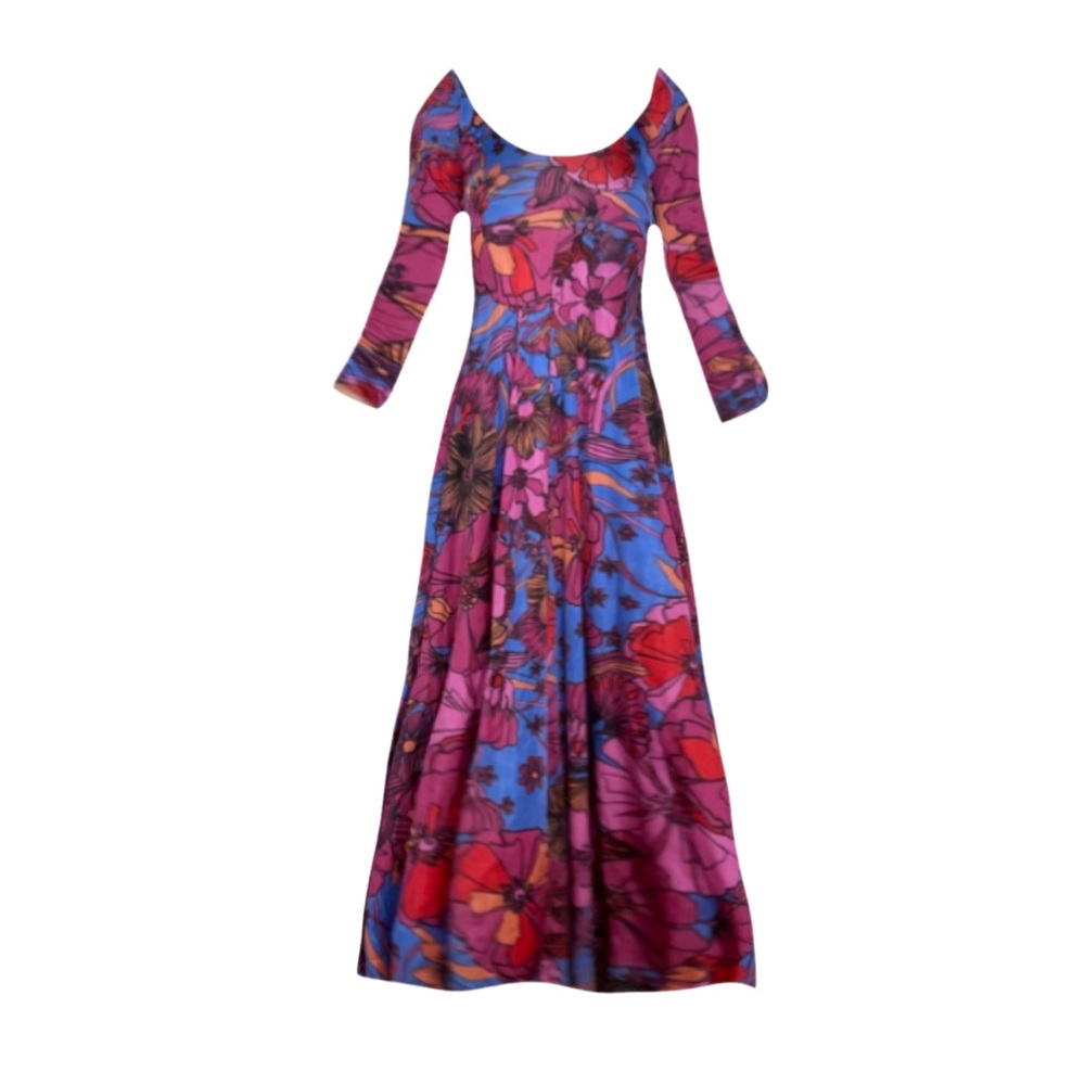 Free people floral maxi dress
